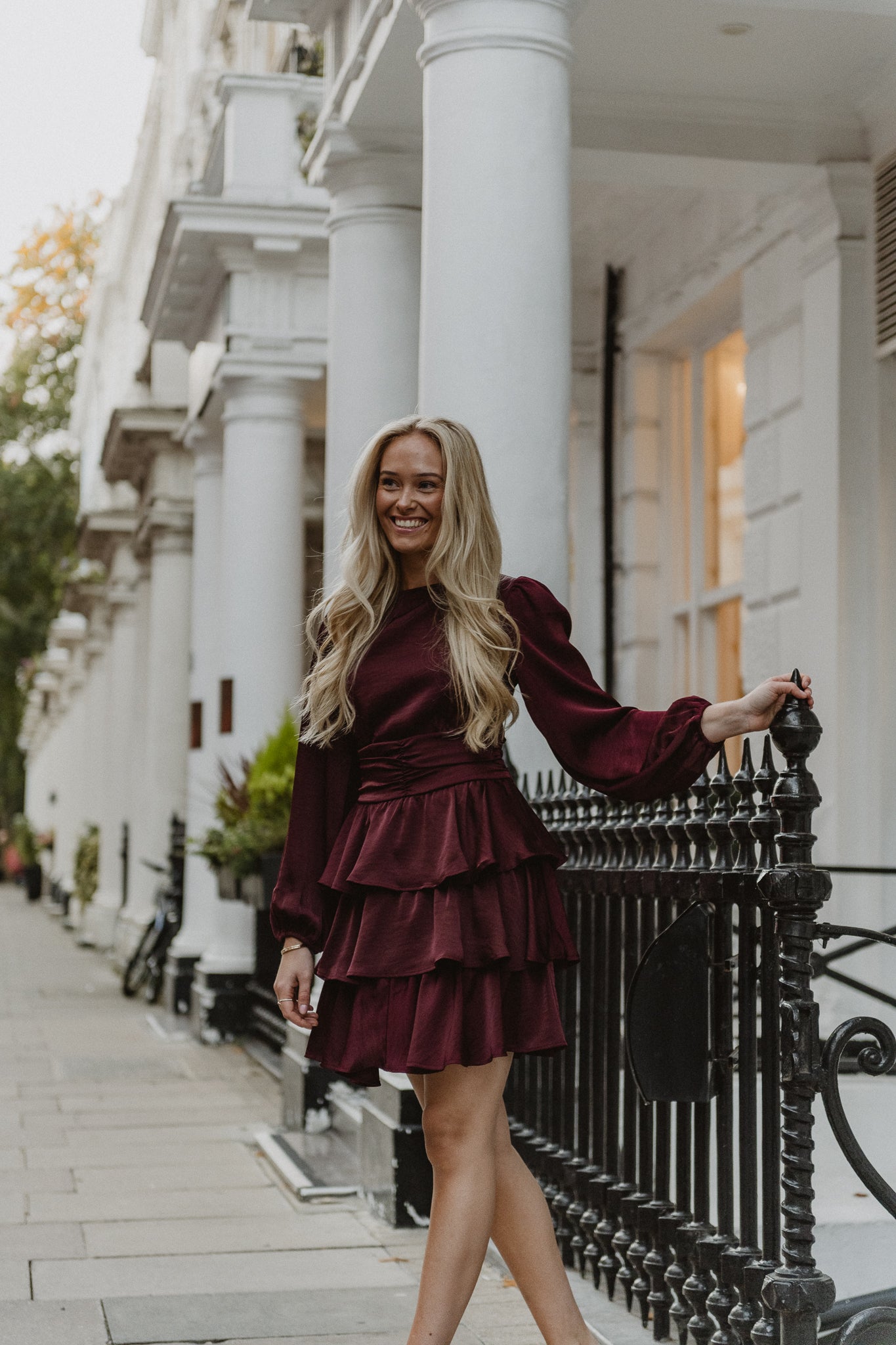 VMEMILY LISE Short Dress - Tawny Port